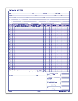 Truform™ brand - repair estimate